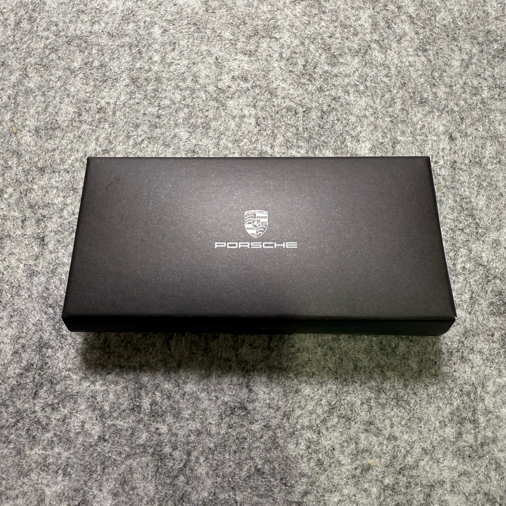 Authentic Porsche Black keychain Box